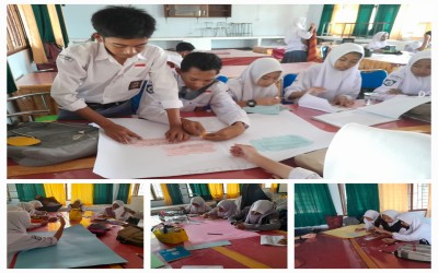 Kelas X Fase E SMA Negeri 11 Palembang melaksanakan P5 Kurikulum Merdeka dengan tema: Kearifan Lokal